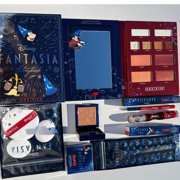 One/Size O/S Disney Fantasia Makeup Set Eyeshadow Palette Lip Eyeliner +More NIB